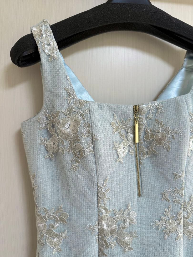 DEA. ローブド 刺繍レース ミディドレス キャバドレス