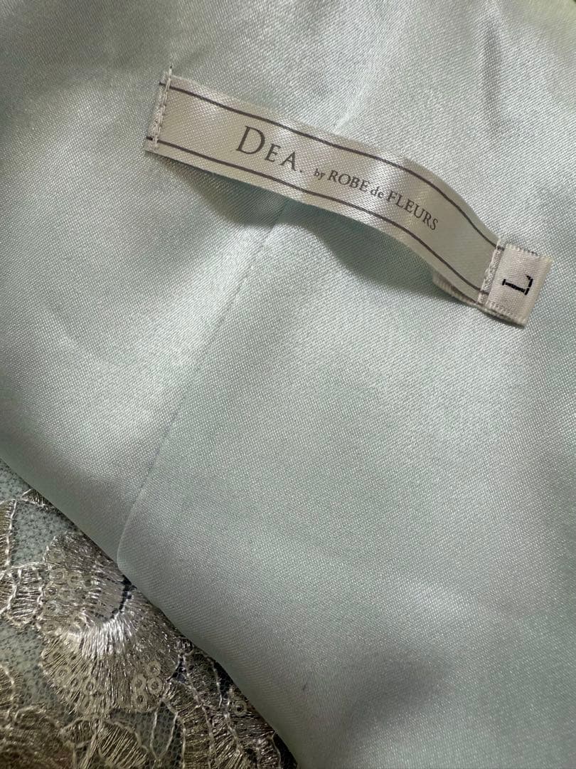 DEA. ローブド 刺繍レース ミディドレス キャバドレス