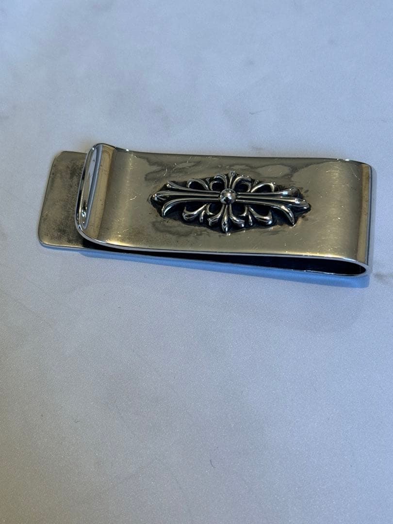 クロムハーツ　フラワーモチーフマネークリップ