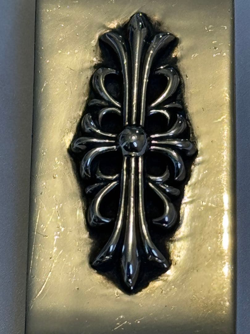 クロムハーツ　フラワーモチーフマネークリップ