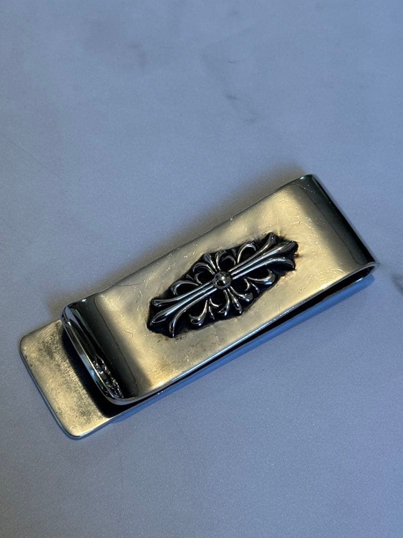 クロムハーツ　フラワーモチーフマネークリップ