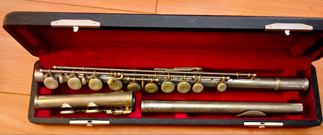 シルバー フルート本体 16キー ケース付き ムラマツ TOKYO刻印