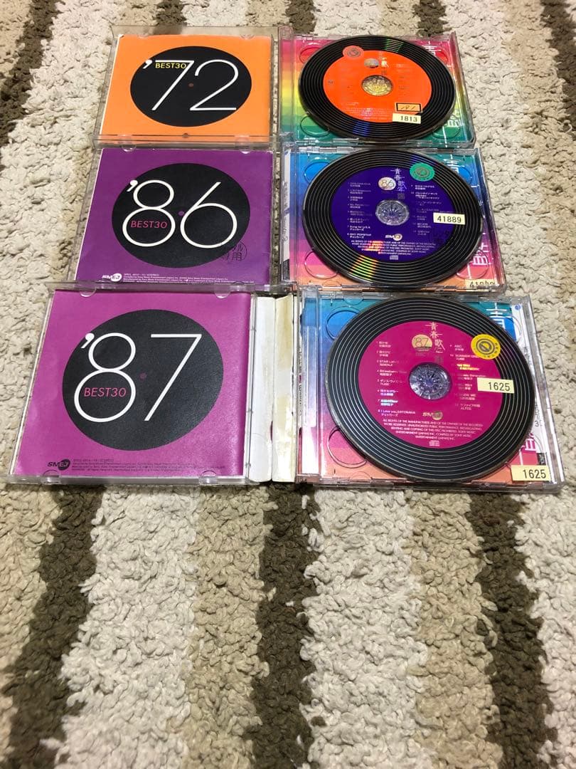 青春歌年鑑 BEST30 10枚セット CD レンタル落ち 青春歌年鑑'87