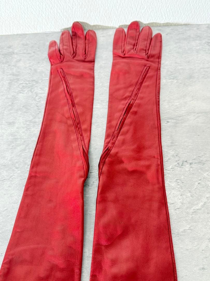 ヨウジヤマモト ロングレザーグローブ