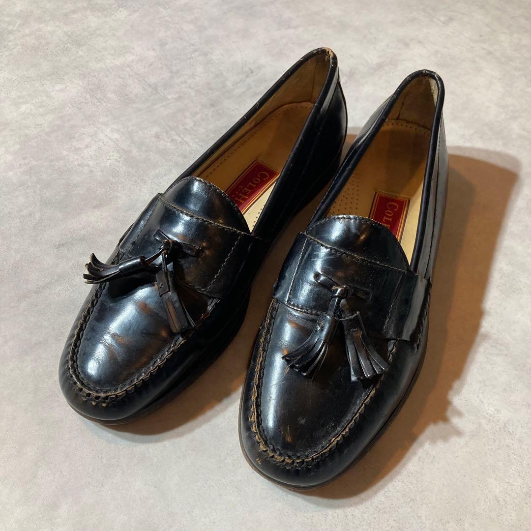 90s 【COLE HAAN】 コールハン　タッセルローファー　革靴　28cm