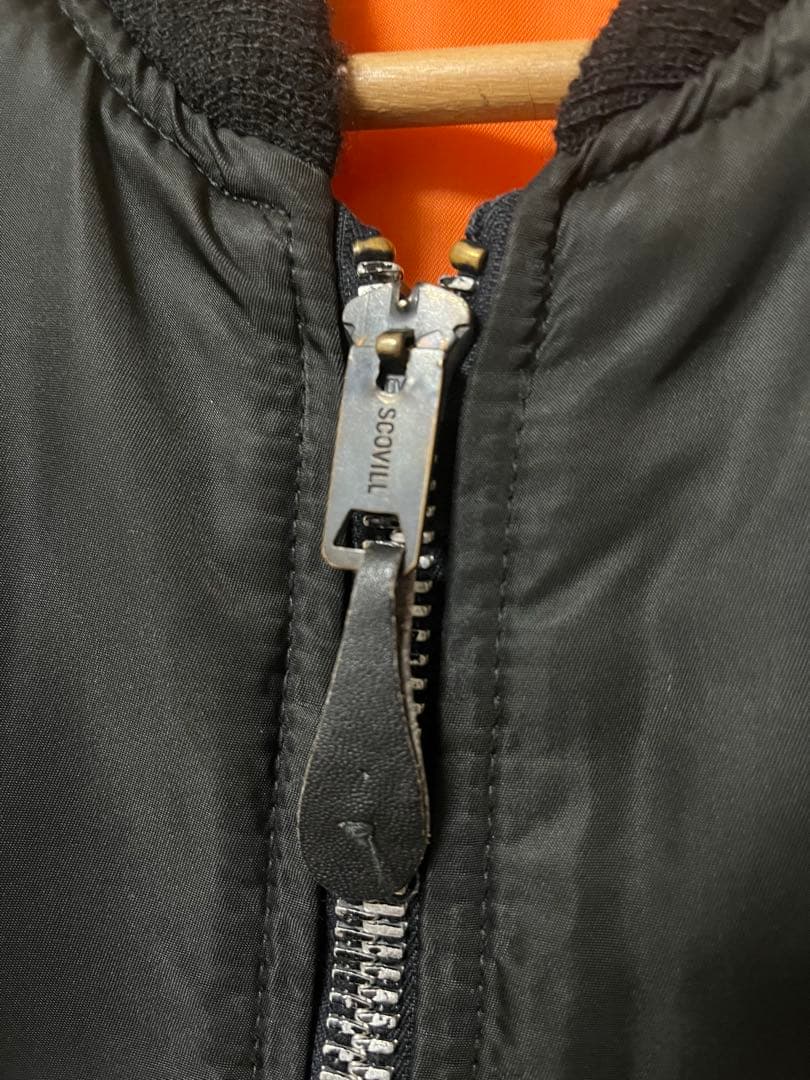 Vintage MA-1 黒 TALON MIL-J-82790J USAF