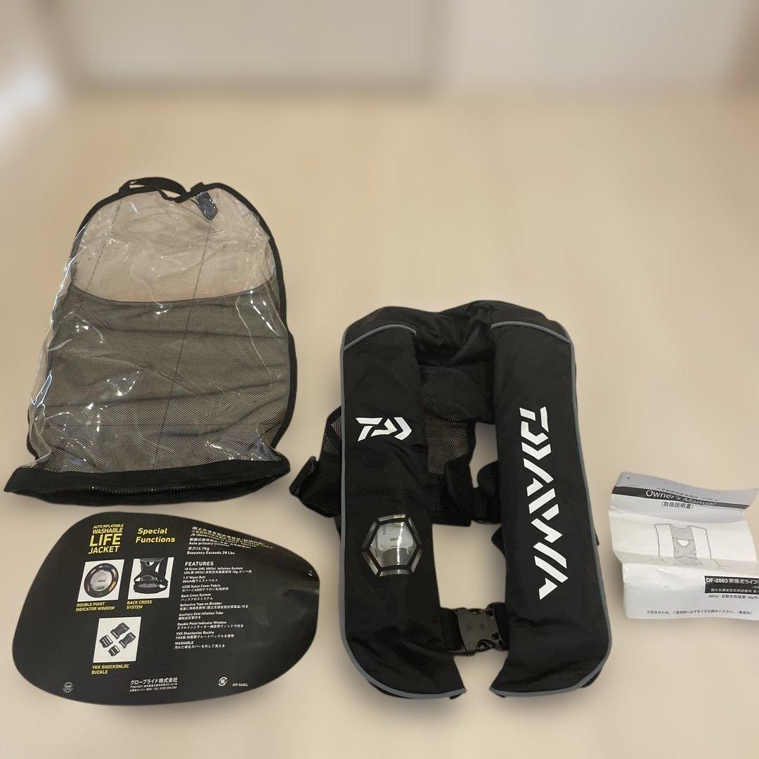 ち*ー様 DF-2003 自動膨張式ライフジャケット ブラック