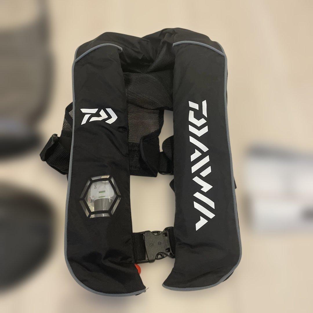 ち*ー様 DF-2003 自動膨張式ライフジャケット ブラック