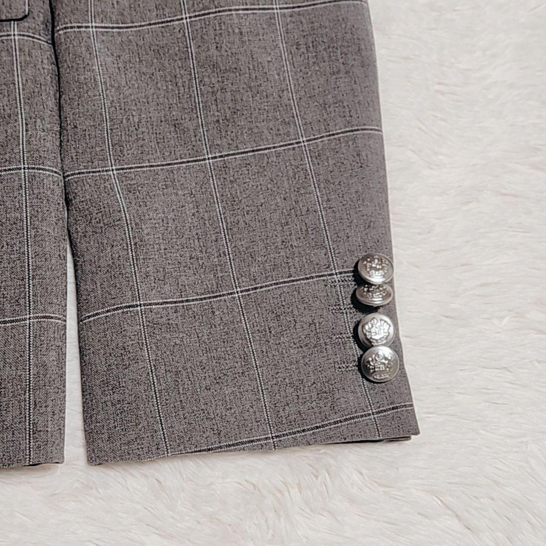 WANDER FACTORY キッズスーツ 160 ５点セット グレー チェック