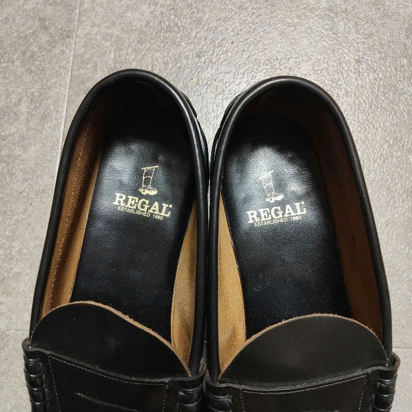 【REGAL】リーガル ペニーローファー ブラック