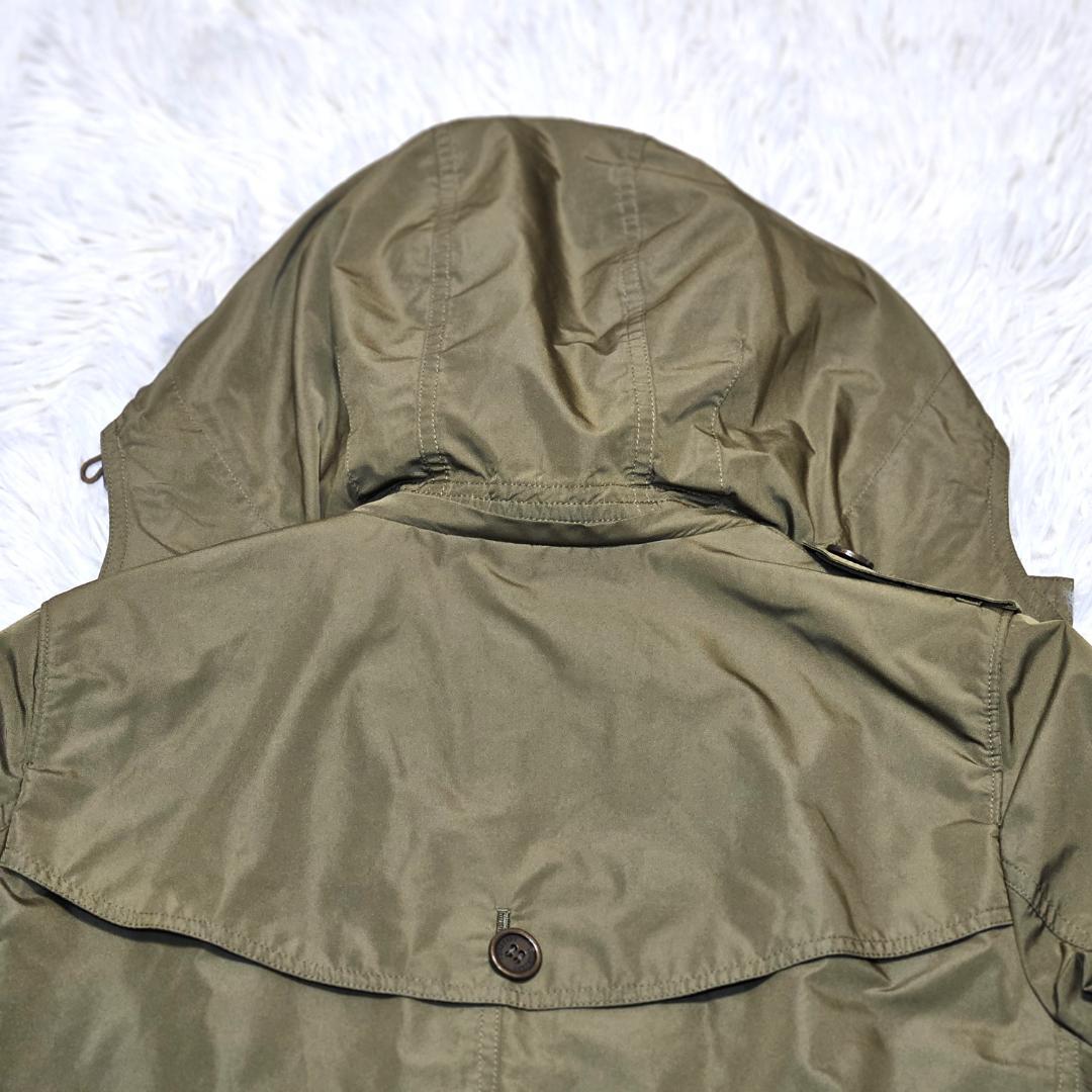 バーバリー ロンドン トレンチコート 38 ノバチェック カーキ メッシュ