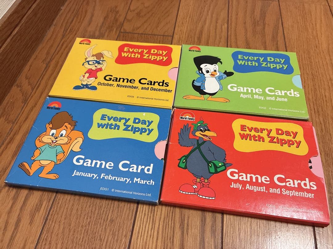 ZIPPY English for Kids ゲームカードセット