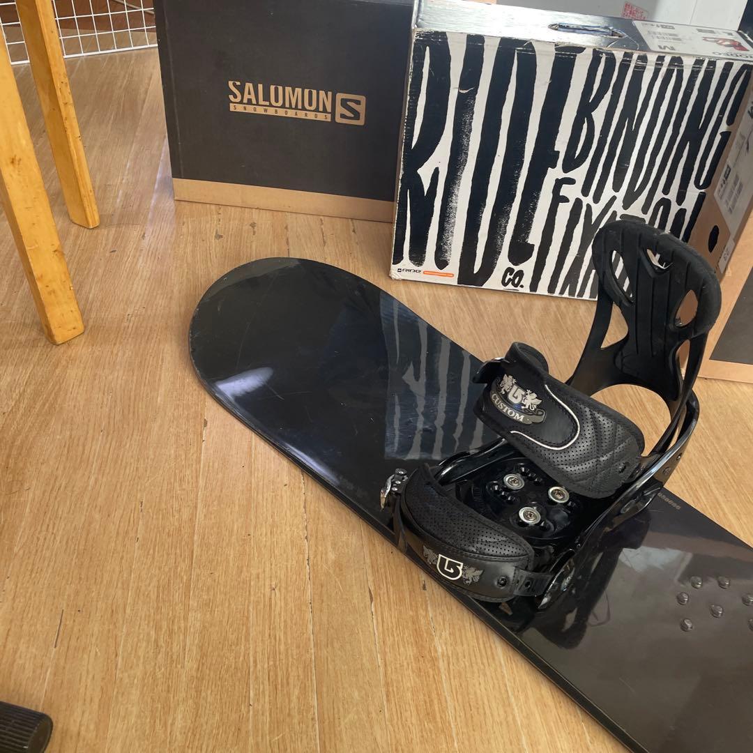 BURTON　バートン　スノーボードセット　CUSTOMバインディング付
