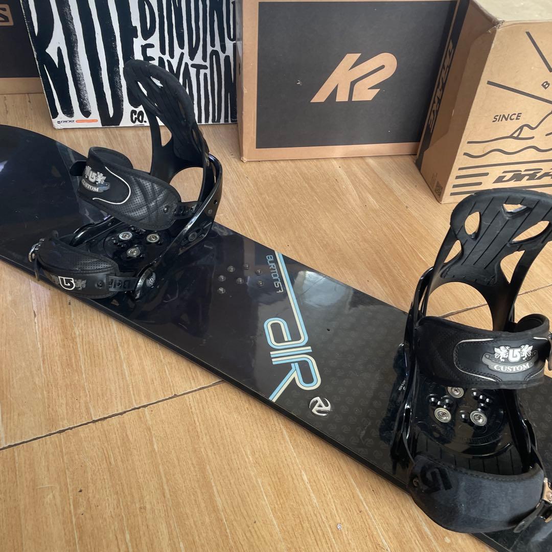BURTON　バートン　スノーボードセット　CUSTOMバインディング付