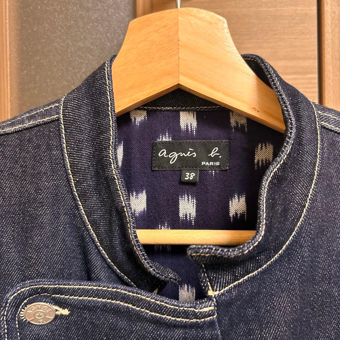 【美品】agnes b KA17 BLOUSON デニムフィフルブルゾン