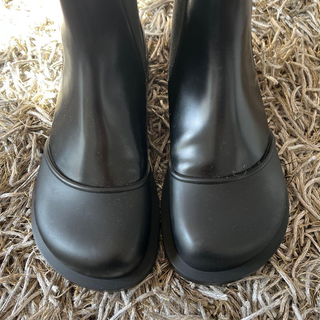 cobaco　新品　LOEWE 黒 レザー チェルシーブーツ40サイズ