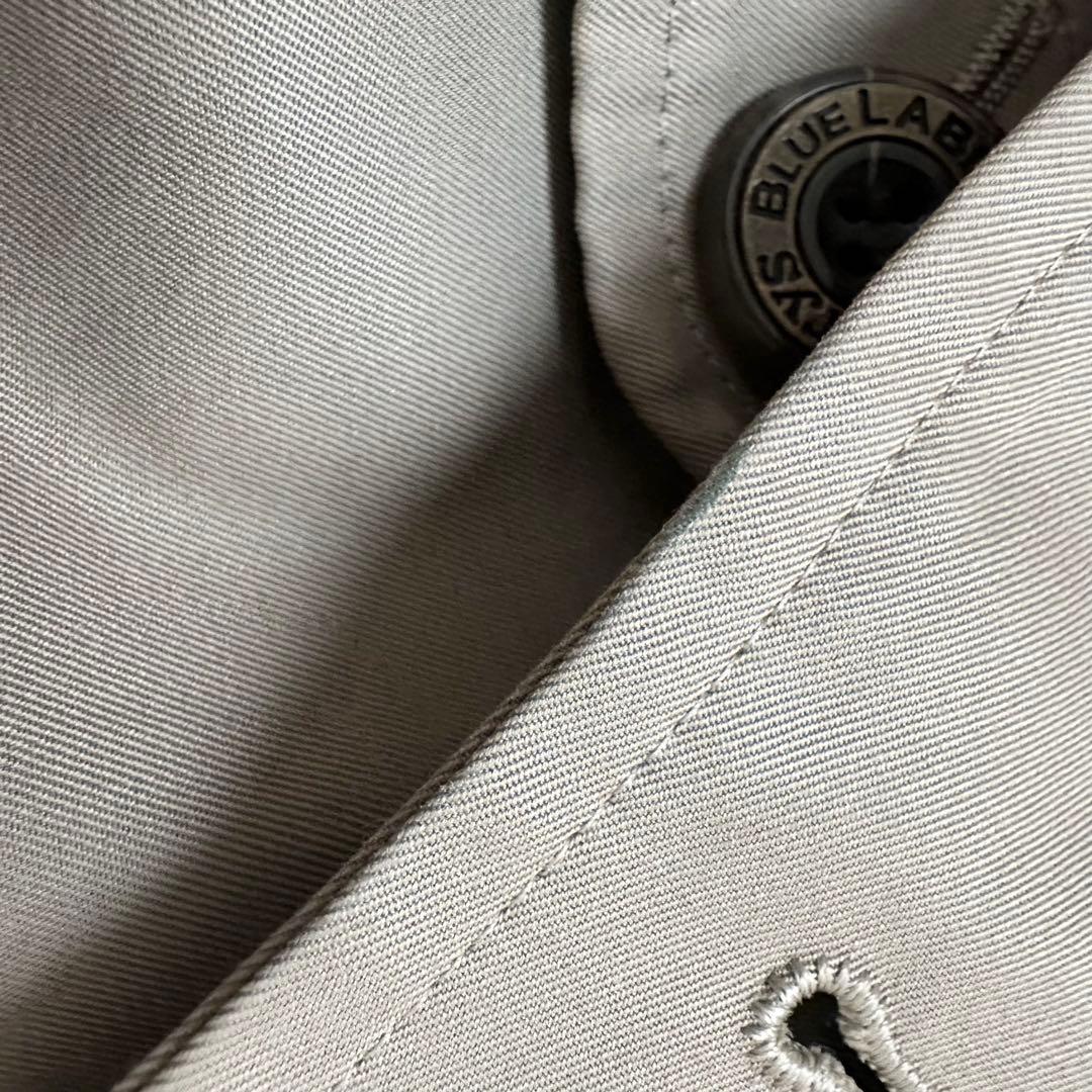 バーバリーズ　ノバチェック ロング丈 トレンチコート カーキ ベルト M