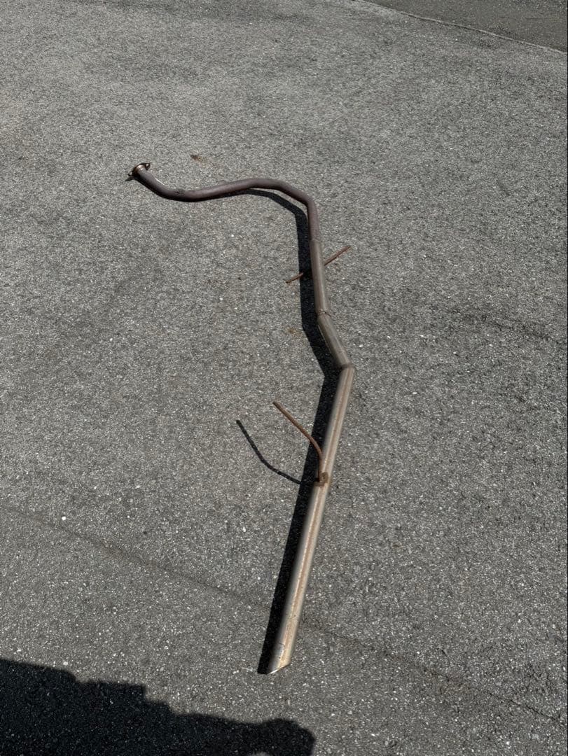 プリウス50系　リアマフラー　ステンレス