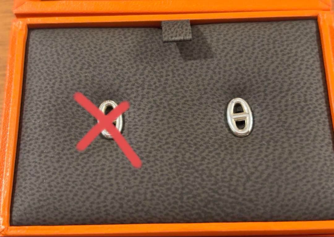 エルメス　ピアス　シェーヌダンクル　HERMES そう
