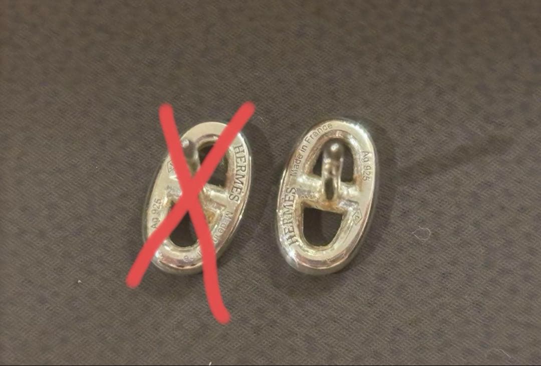 エルメス　ピアス　シェーヌダンクル　HERMES そう