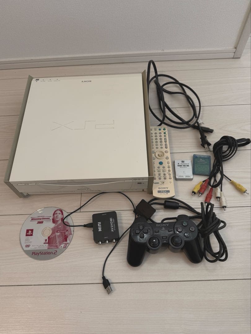 Sony PSX 本体 + コントローラー + リモコン + メモリーカード等