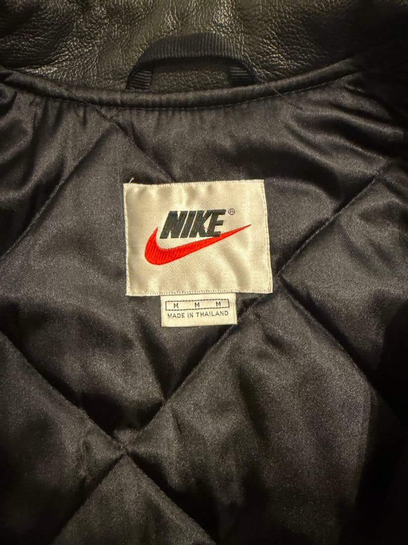 NIKE 90s スタジャン レザー　ジャケット