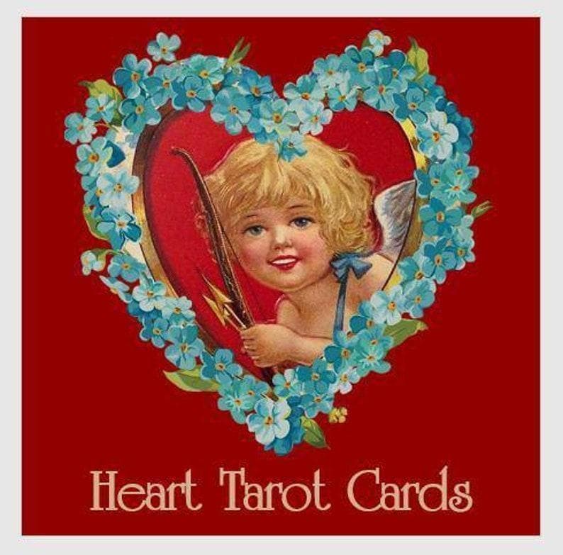 正規品希少デッキ✨珍しいスクエア型✨ハートタロットカード Heart tarot
