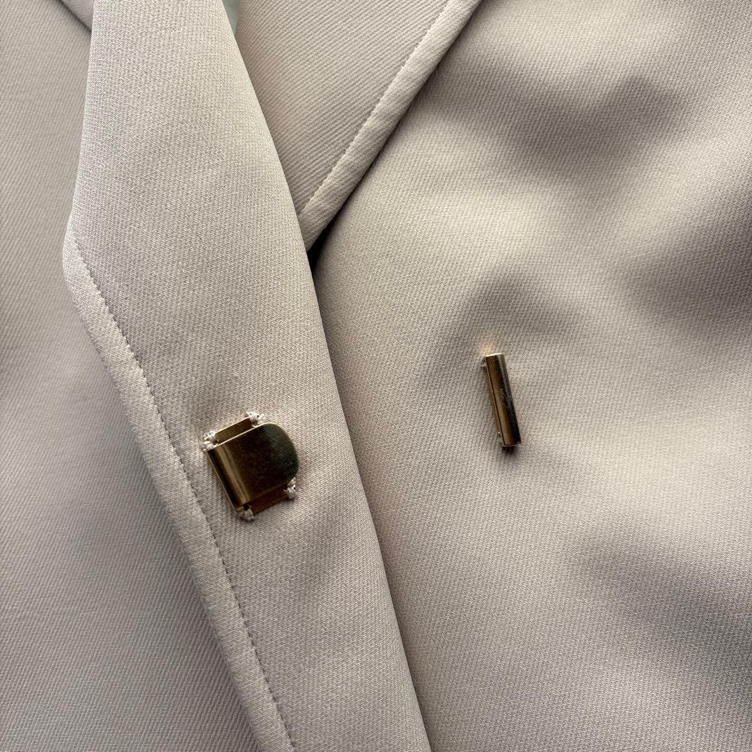 ノーリーズ 美品 トリプルクロスショートコート 撥水加工 アウター ベージュ