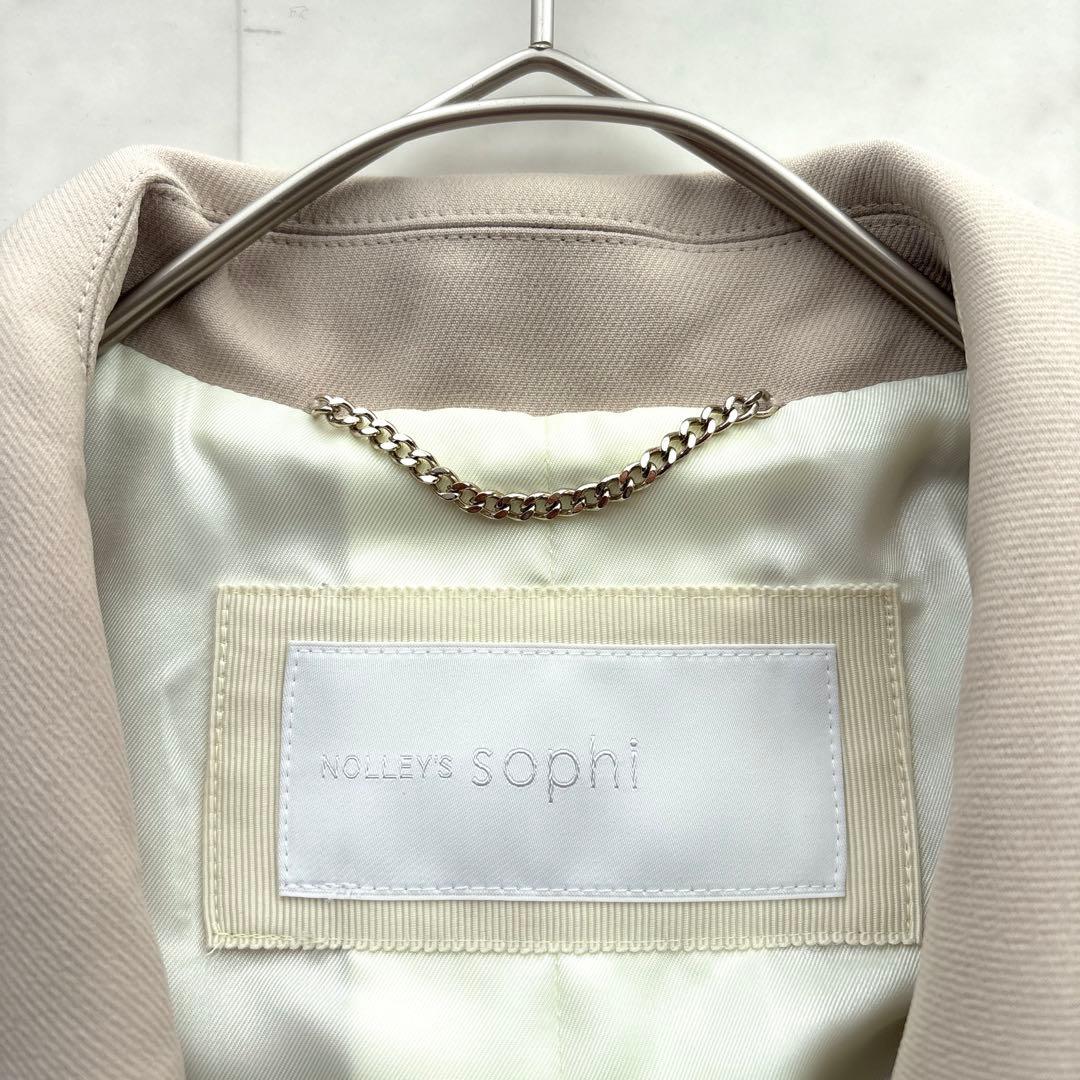 ノーリーズ 美品 トリプルクロスショートコート 撥水加工 アウター ベージュ