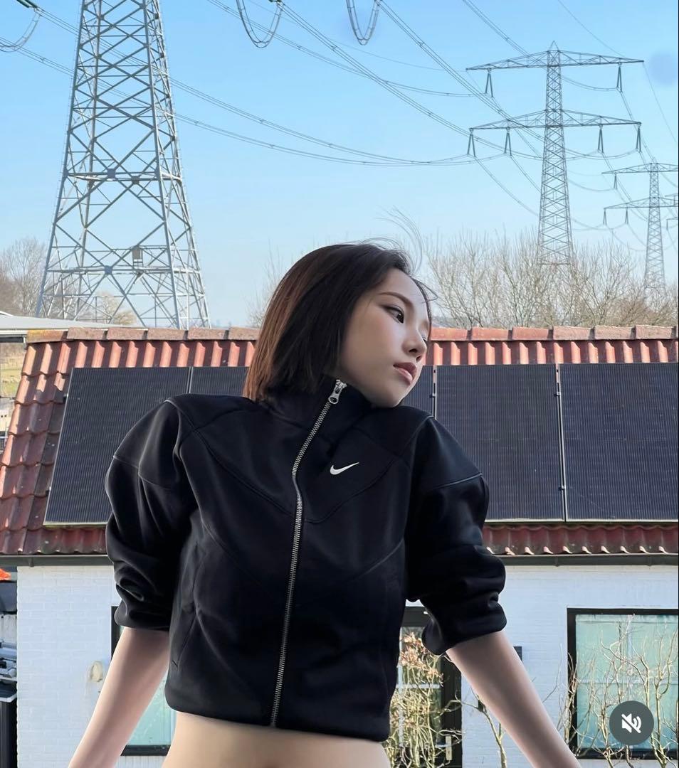 【aespa カリナ着用】NIKE ウィンドランナー ニット ジャケット XL