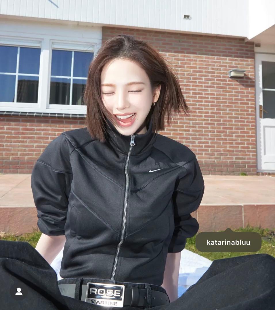 【aespa カリナ着用】NIKE ウィンドランナー ニット ジャケット XL