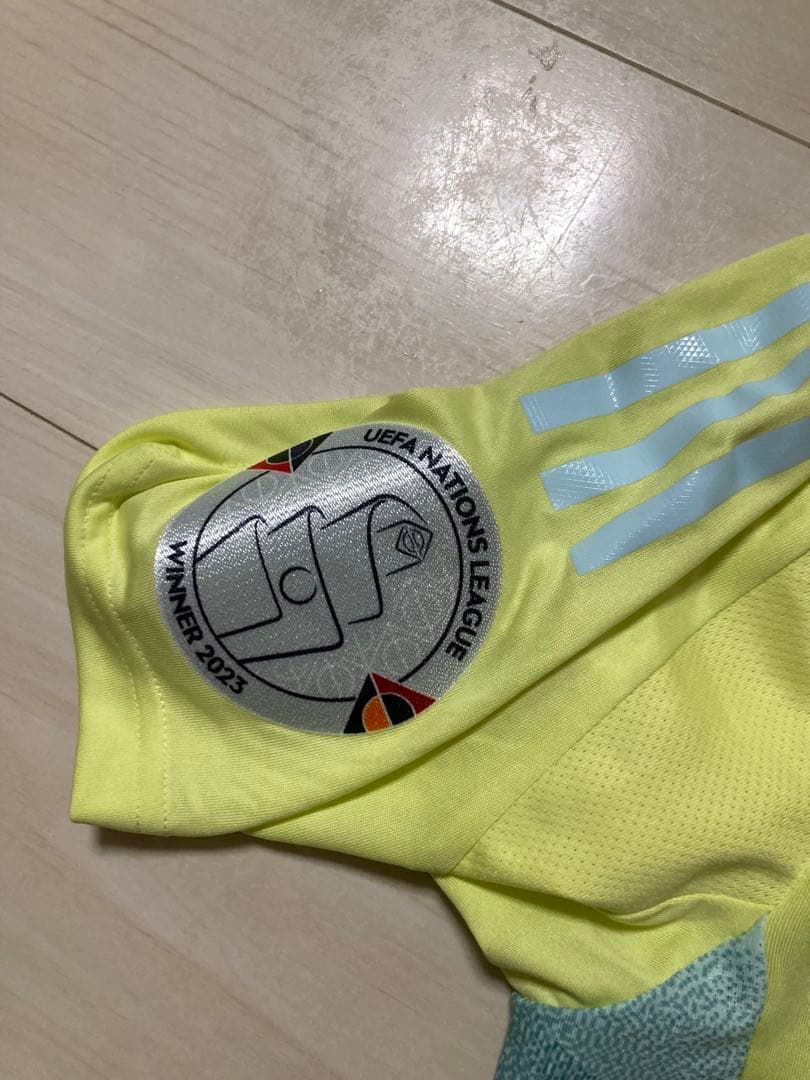 【新品タグ付】スペイン代表2024アウェイ選手仕様ユニフォーム19番ラミンヤマル