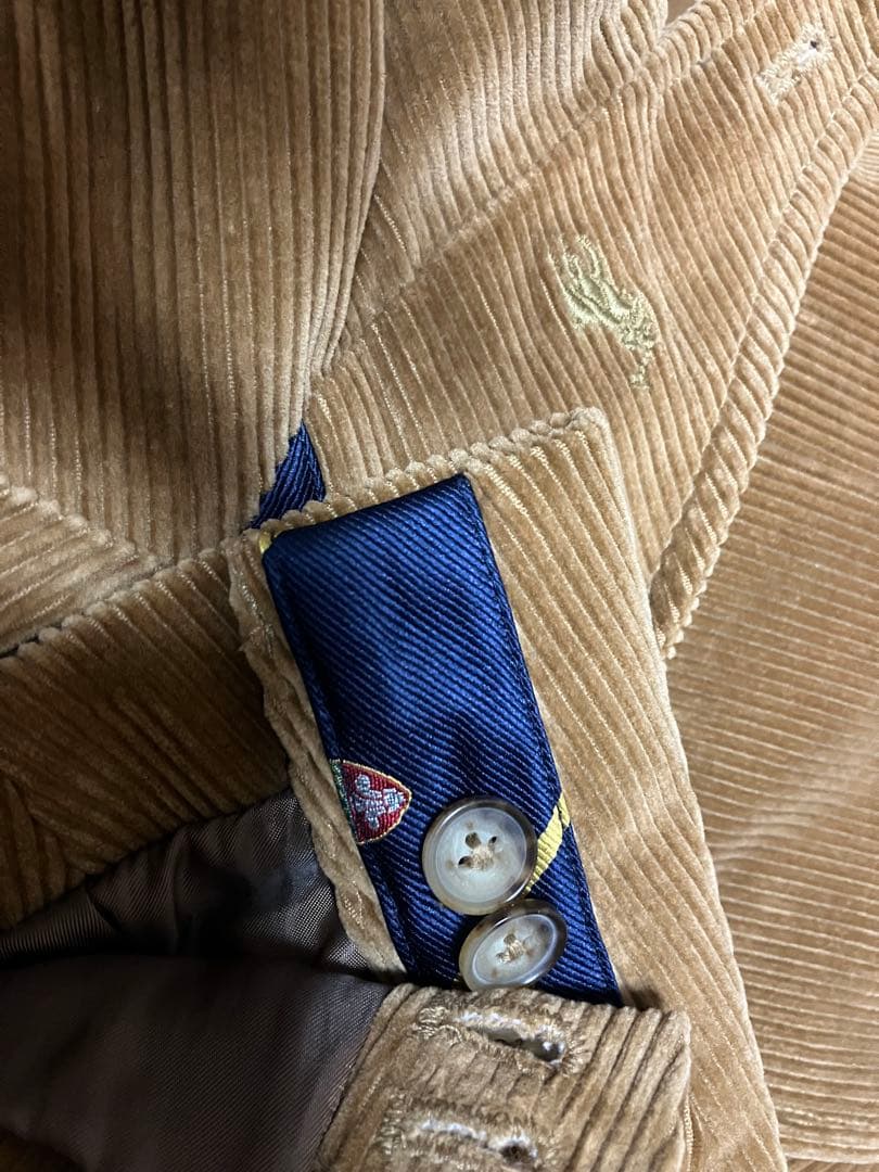 プレッピーなラルフローレン ralph laurenコーデュロイジャケット