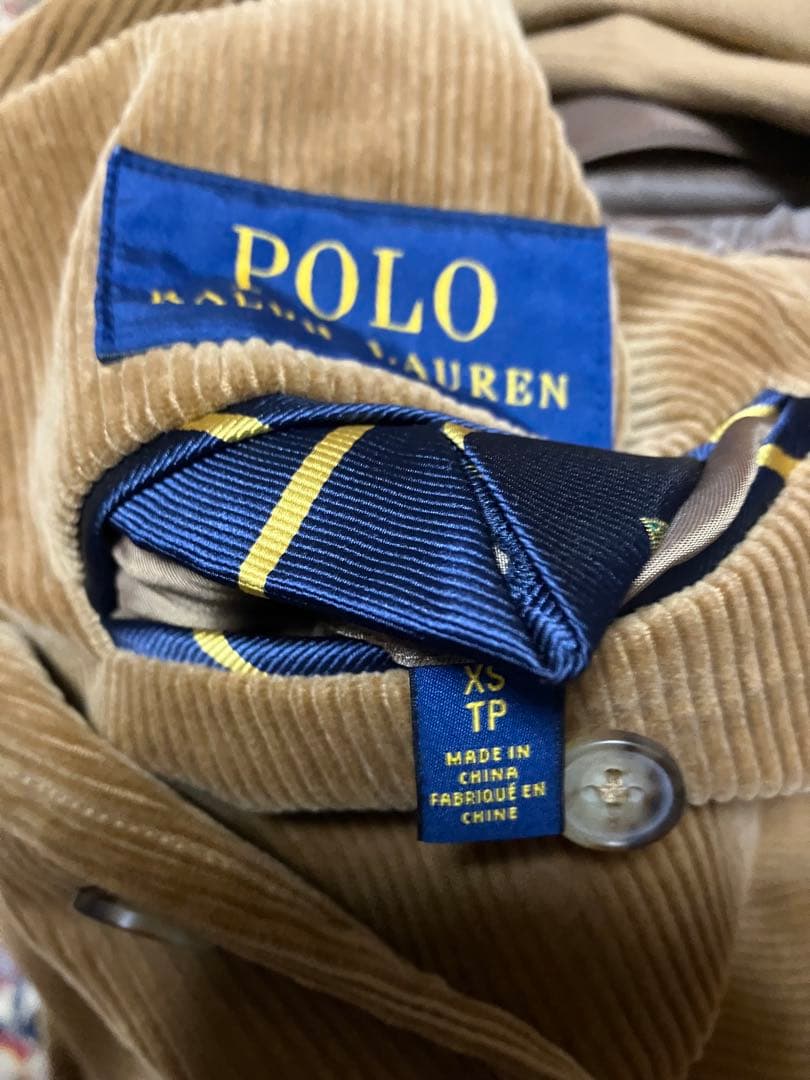 プレッピーなラルフローレン ralph laurenコーデュロイジャケット