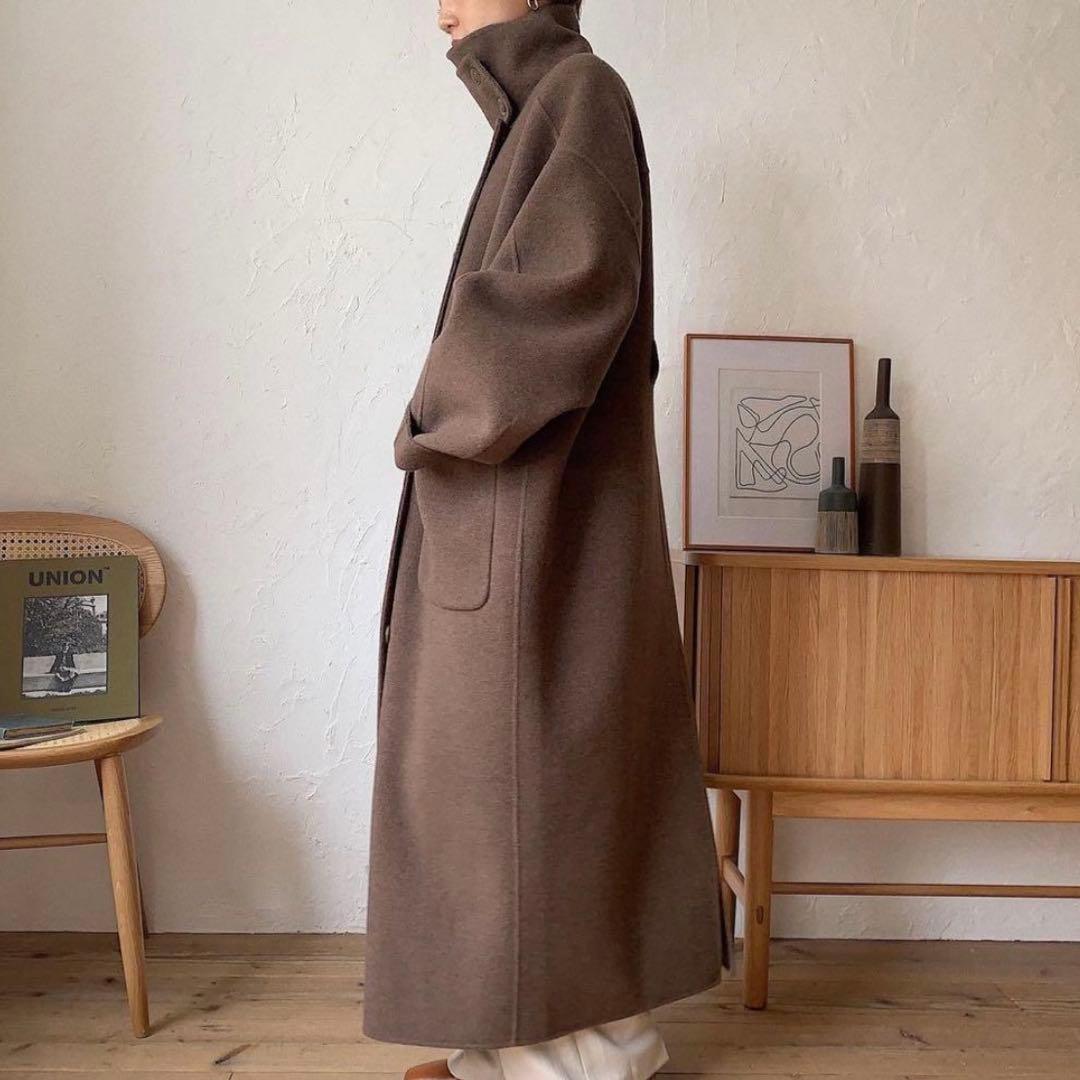 ジャケット・アウター nokcha original HAND MADE long coat moca