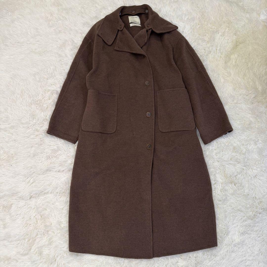 ジャケット・アウター nokcha original HAND MADE long coat moca