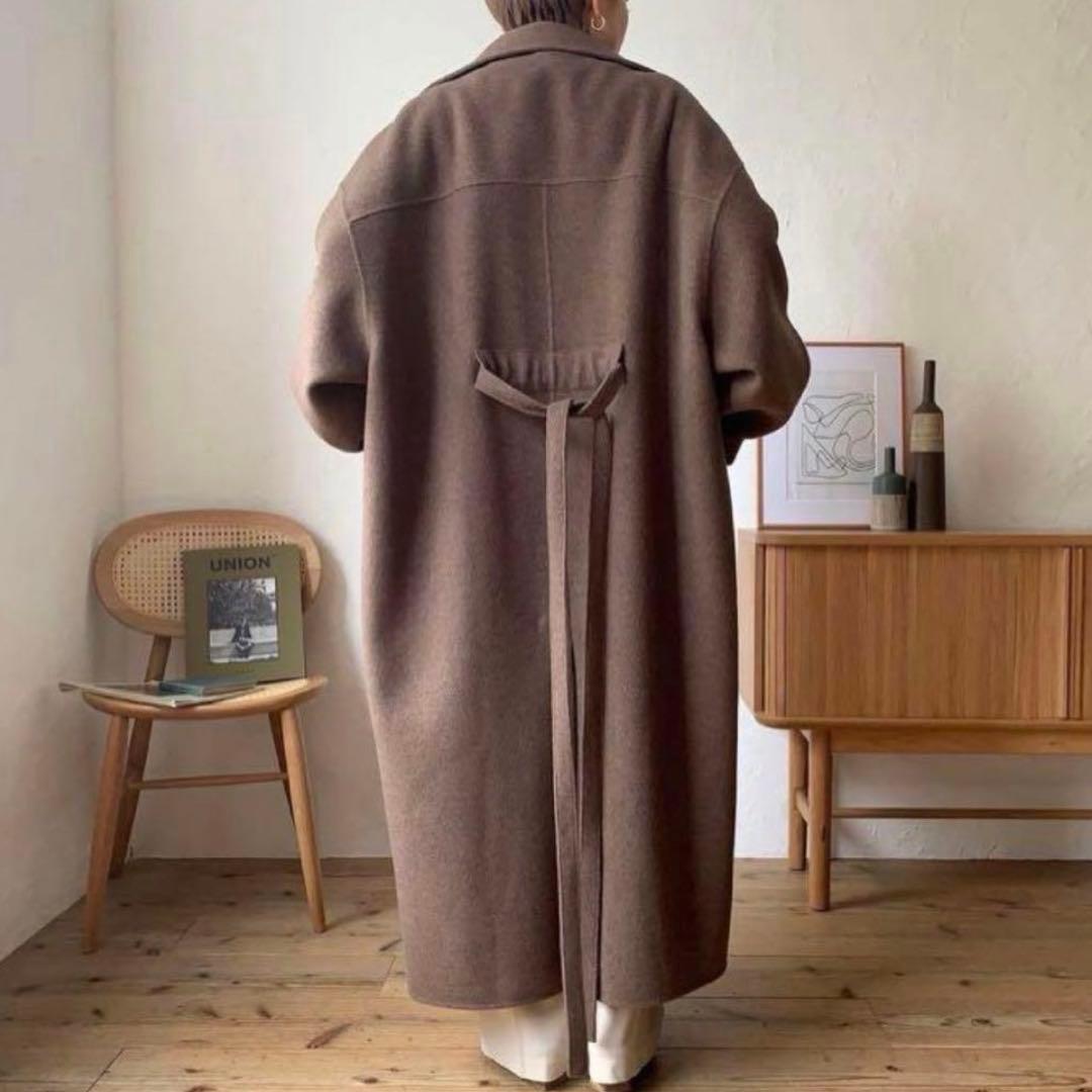 ジャケット・アウター nokcha original HAND MADE long coat moca