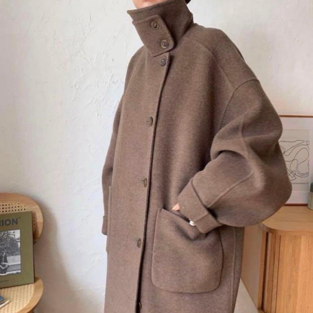 ジャケット・アウター nokcha original HAND MADE long coat moca