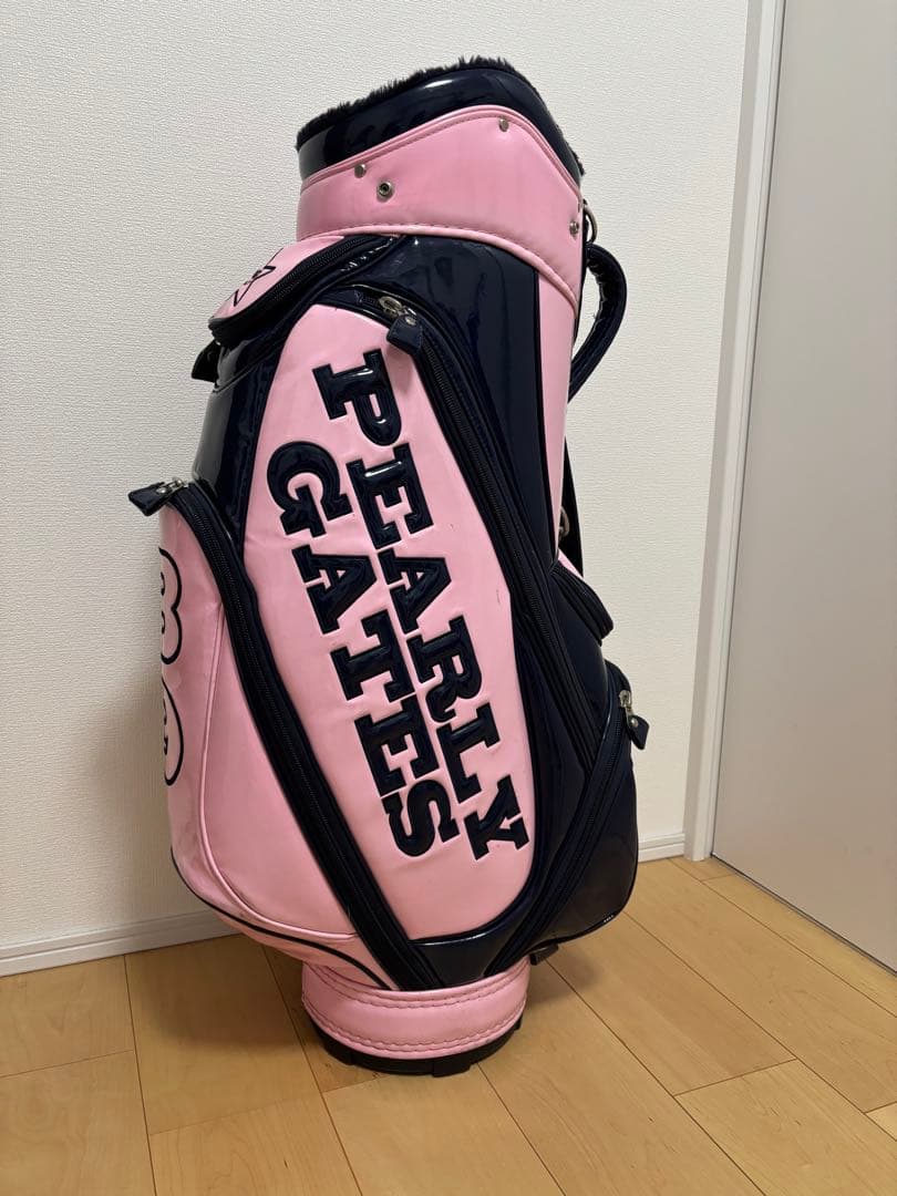 a*♡様 PEARLY GATES キャディバッグ ピンク/ネイビー