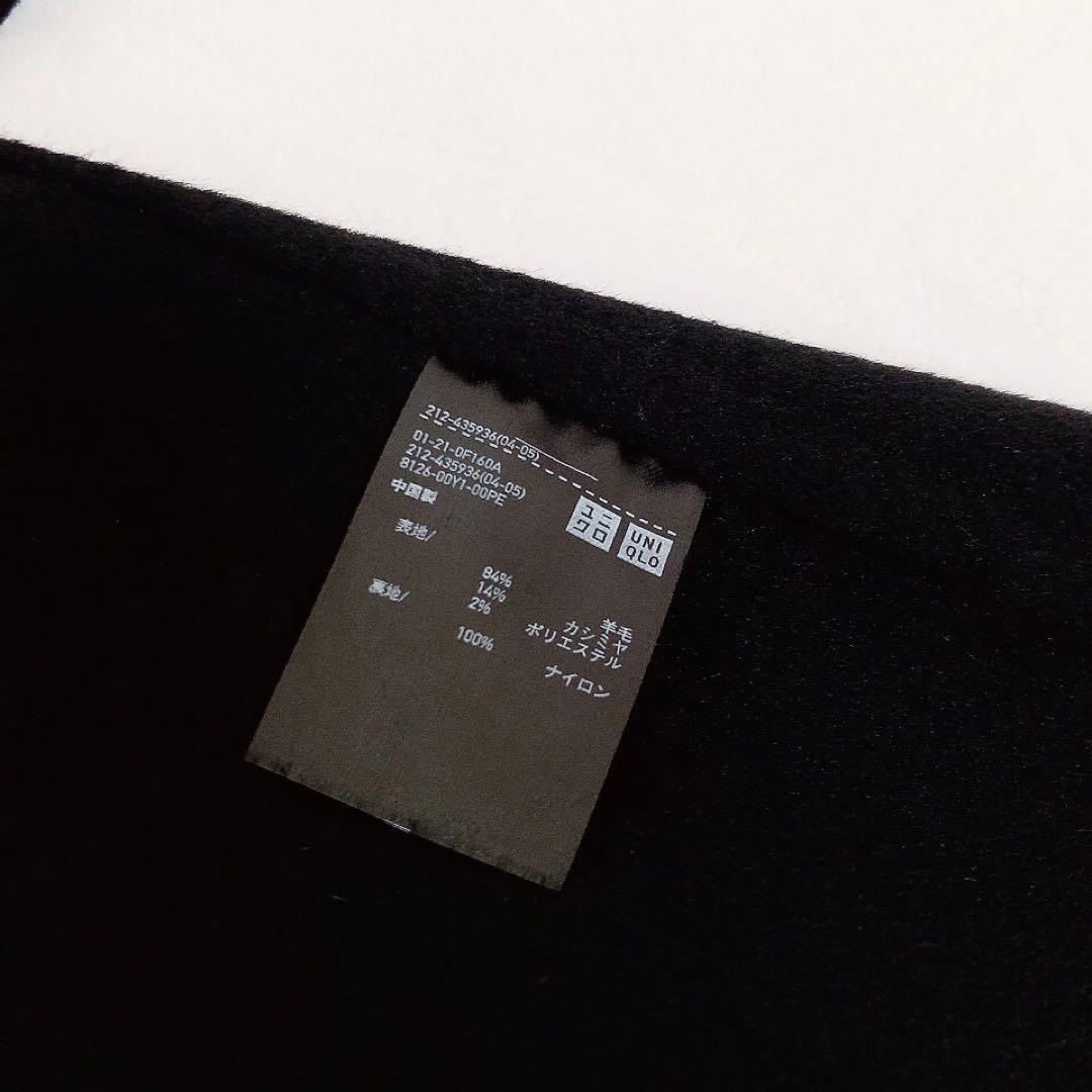 UNIQLO ユニクロ　+J カシミヤ　チェスターコート　L ブラック