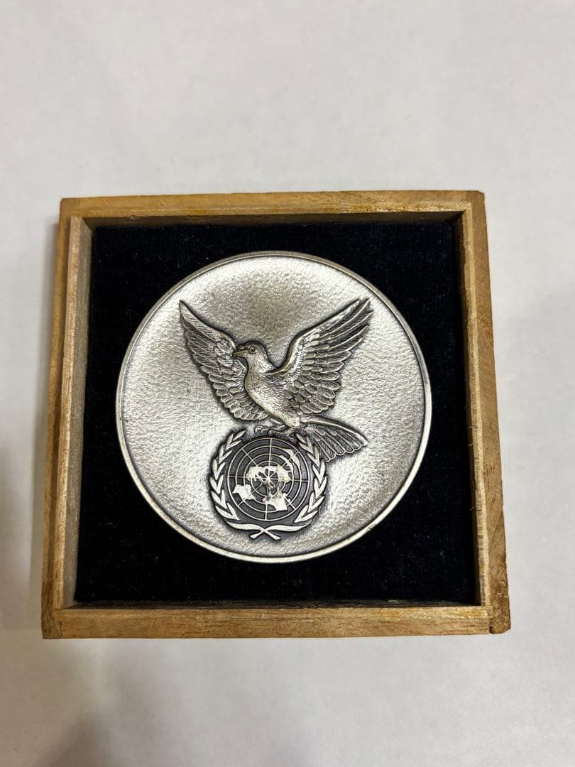 1968年 国際人権年 記念銀メダル　非売品