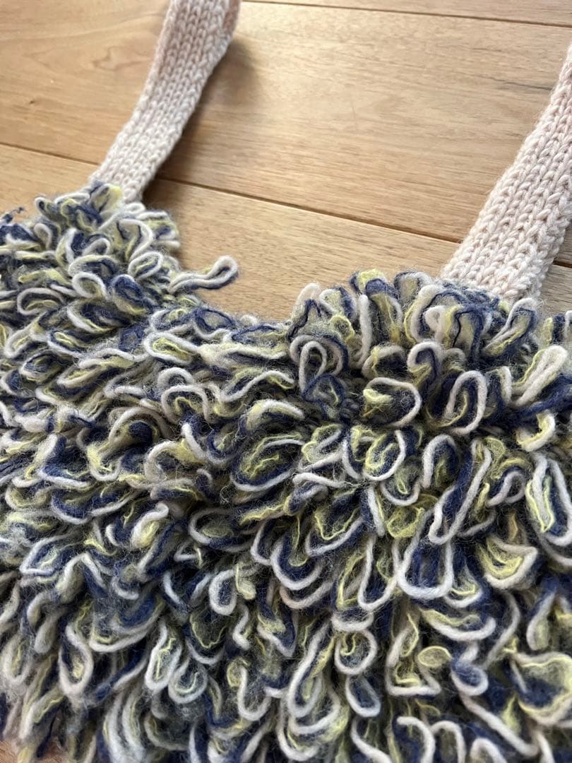 お値下げ不可/池田泉さんPUR loop hand knit top ビスチェ