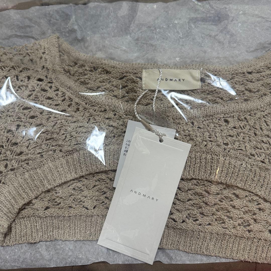 andmary Grenda pleats set minidress ブラウン