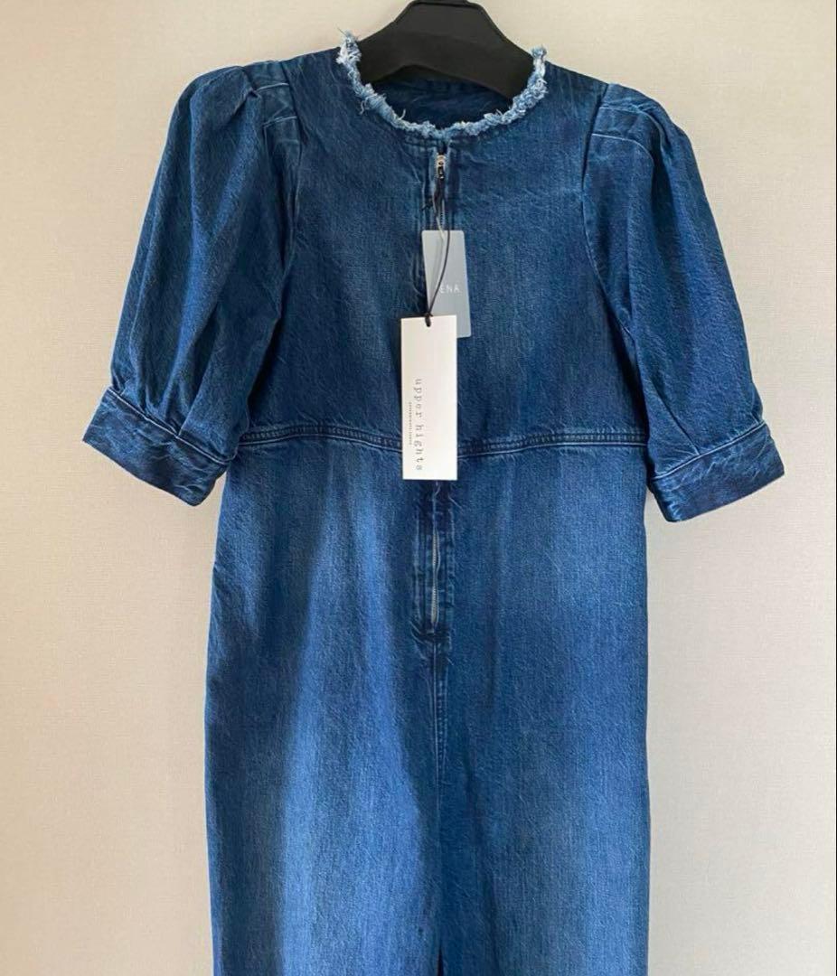 新品未使用　IENA アッパーハイツ　パフスリーブオールインワン