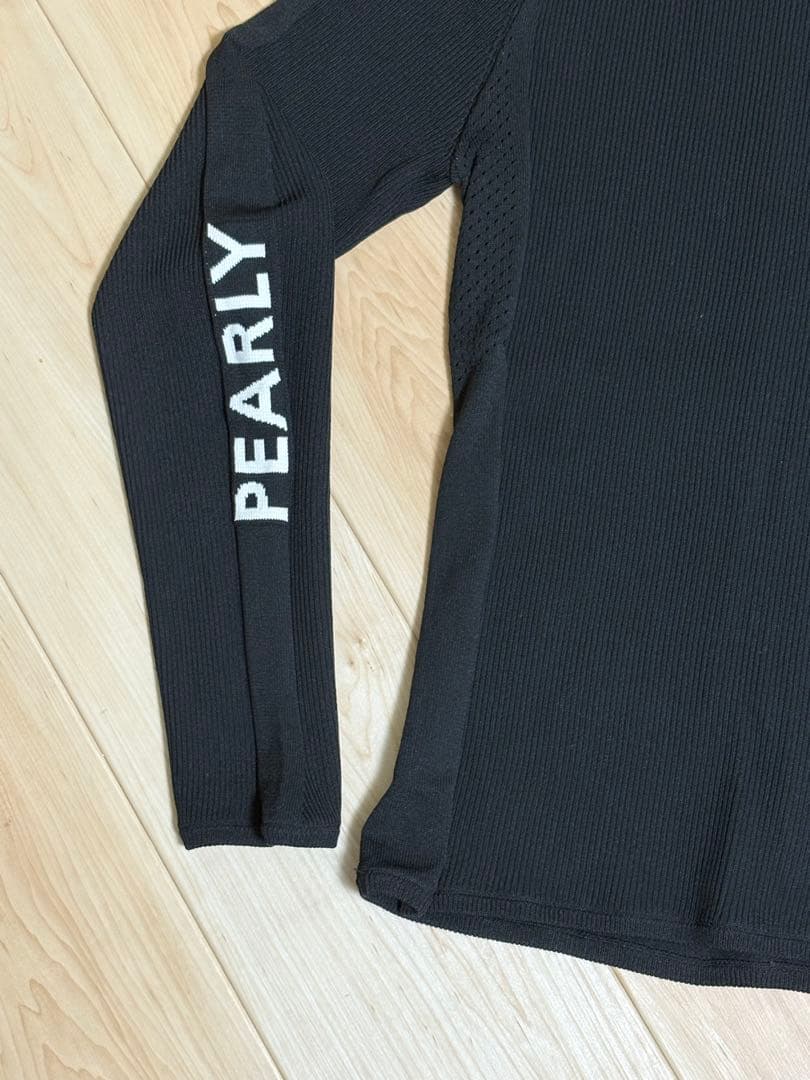 パーリーゲイツ サイズ5（Ｌサイズ） タートルネック ニット ブラック