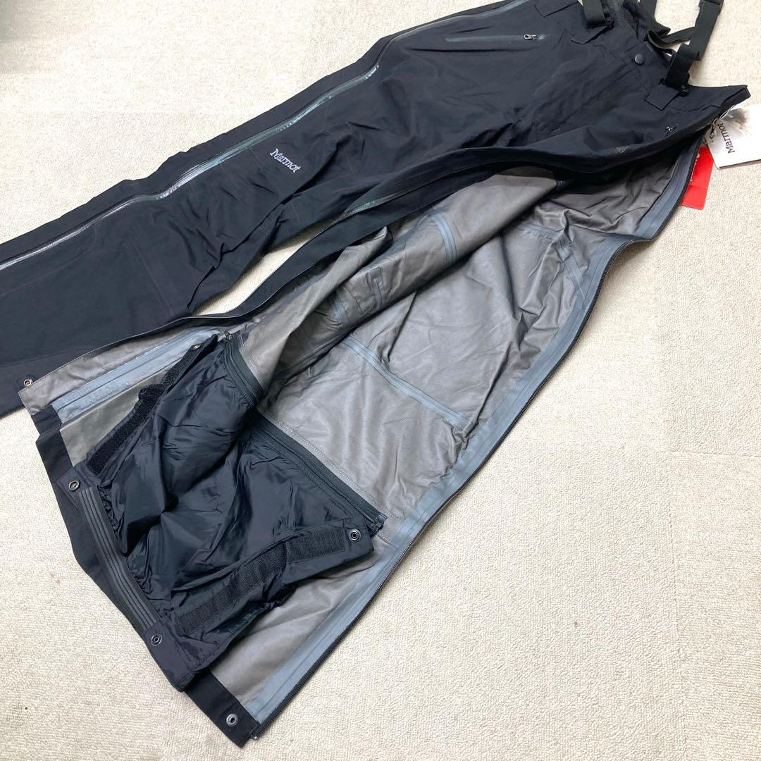 新品　Marmot スキーウェア　Mサイズ　パンツ　ブラック　メンズ