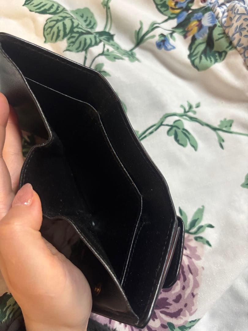 MIU MIU 花柄 三つ折り財布