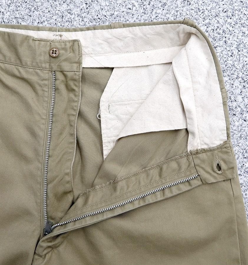 極美 W31 米軍実物 60s ARMY チノパン ベトナム戦争 ③