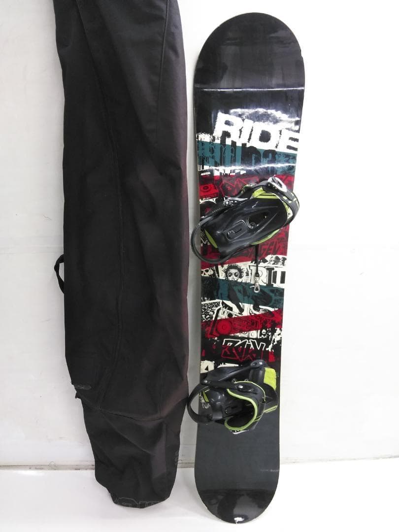 RIDE AGENDA 156 ビンMサイズ メンズ スノーボード3点セット
