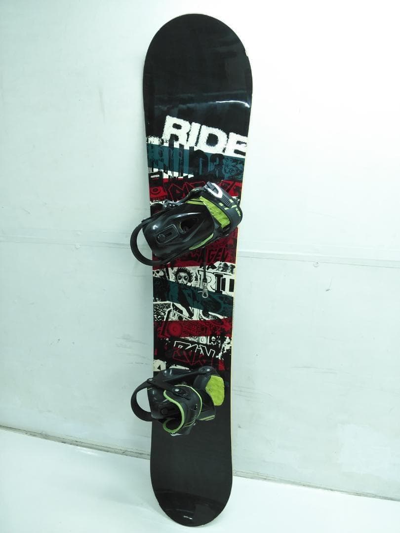 RIDE AGENDA 156 ビンMサイズ メンズ スノーボード3点セット